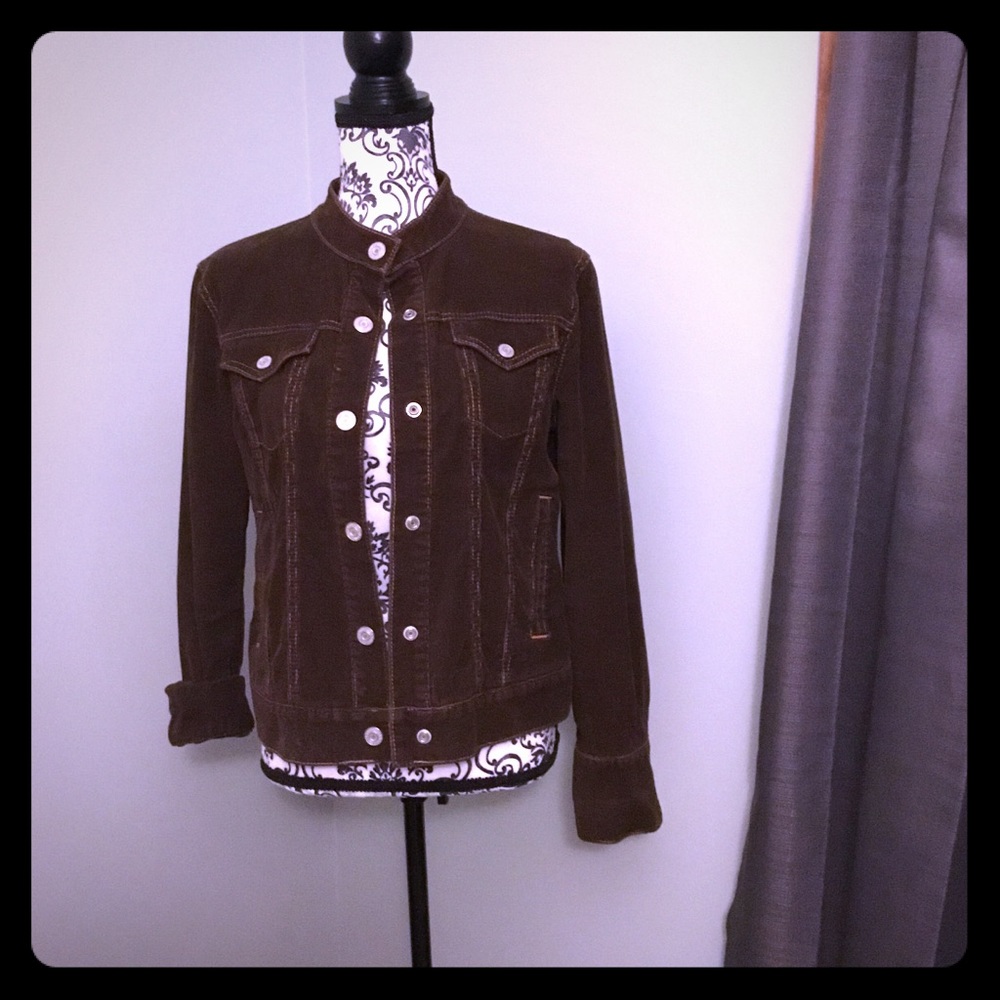 Gap Brown Stretch Corduroy Jacket - Size M